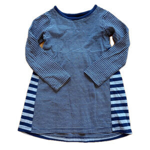 Tea Collection Girls Blue Stripe Dress size: 5T